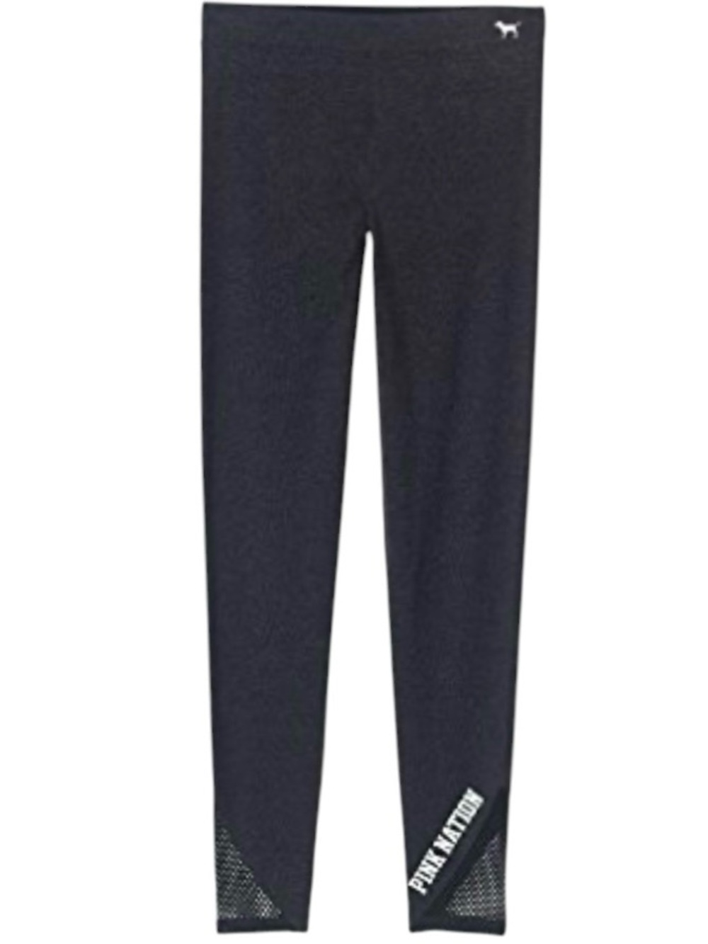 PINK Victoria’s Secret PINK Nation Yoga Leggings Charcoal Mesh L